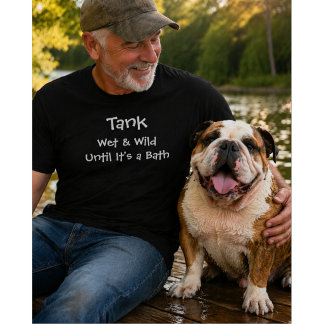 Benutzerdefinierter Hunde Liebhaber | Nass und Wil T-Shirt