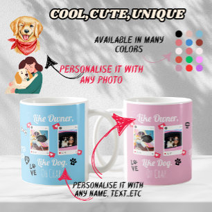 Benutzerdefinierter Hundeliebhaber-Becher Person Kaffeetasse