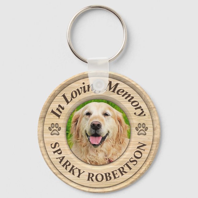 Benutzerdefinierter Hundespeicher Schlüsselanhänger (Vorderseite)