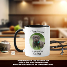 Benutzerdefinierter Hundetasse mit Bild