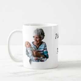 Benutzerdefinierter „Ich liebe meine Nana“ Foto-Ty Kaffeetasse