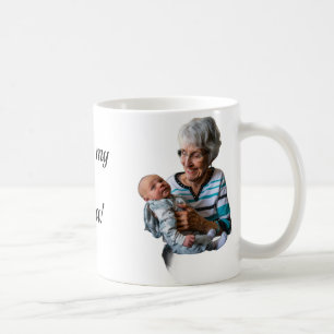 Benutzerdefinierter „Ich liebe meine Nana“ Foto-Ty Kaffeetasse