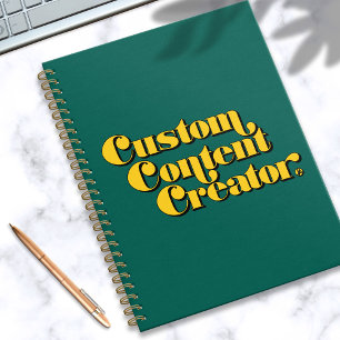 Benutzerdefinierter Inhaltsersteller, Retro-Grüner Planer