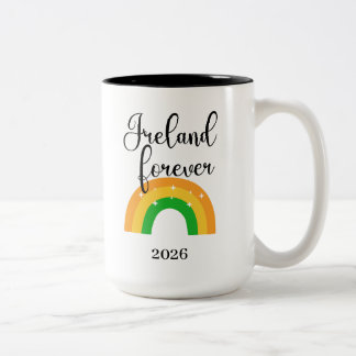 Benutzerdefinierter Irischer Becher 15 oz zweifarb Zweifarbige Tasse