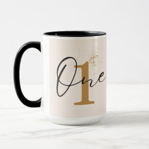 Benutzerdefinierter Jahresbecher Ein Jahr alter Tasse
