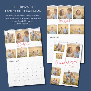 Benutzerdefinierter jährlicher Wandkalender mit Ih