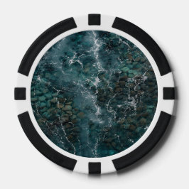 Benutzerdefinierter Junggeselle & Party Ozean Pokerchips