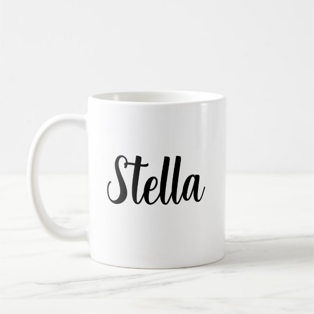 Benutzerdefinierter Kaffeebecher mit Text Benutzer Kaffeetasse (Links)