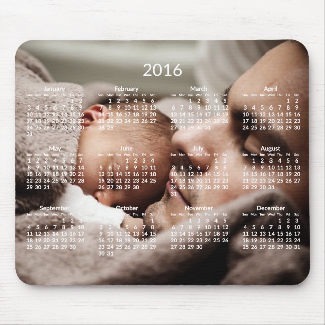 Benutzerdefinierter Kalender 2016 - Hinzufügen von Mousepad (Vorne)