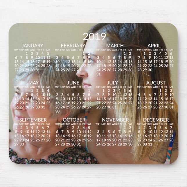 Benutzerdefinierter Kalender 2019 - Mousepads Foto (Vorne)