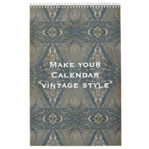 Benutzerdefinierter Kalender "VINTAGER STIL" + Ihr