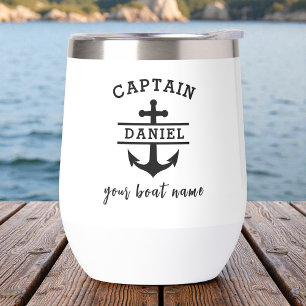 Benutzerdefinierter Kapitänsboot-Name Nautical Anc