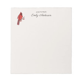 Benutzerdefinierter Kardinal Notizblock