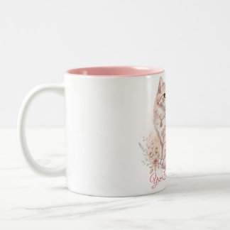 Benutzerdefinierter Katzenname Becher Zweifarbige Tasse