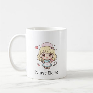 Benutzerdefinierter Kawaii-Krankenschwester-Mug –  Kaffeetasse