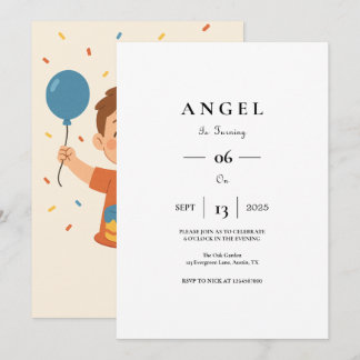 Benutzerdefinierter Kindergeburtstag Einladung mit