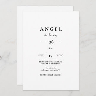 Benutzerdefinierter Kindergeburtstag Einladung mit