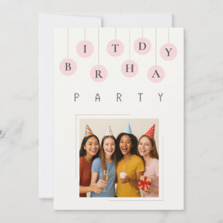 Benutzerdefinierter Kindergeburtstag Einladung mit