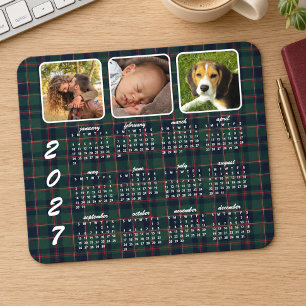 Benutzerdefinierter klassischer Karo-Stil 2027 Fot Mousepad