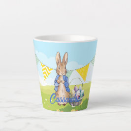 Benutzerdefinierter klassischer Osterhasen-Osterko Milchtasse