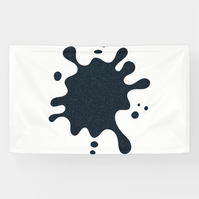 Benutzerdefinierter Kohlegeräusch-Drop - Modernes  Banner (Horizontal)