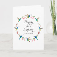 Benutzerdefinierter Kolibri-Geburtstag