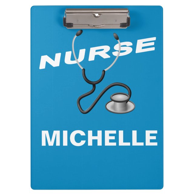 Benutzerdefinierter Krankenname Klemmbrett (Vorderseite)
