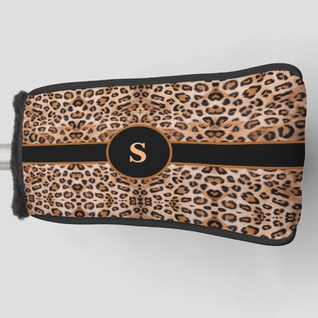 Benutzerdefinierter Leopard  Golf Headcover (Vorderseite)