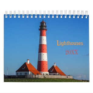 Benutzerdefinierter Leuchtturmkalender Bearbeitbar Kalender