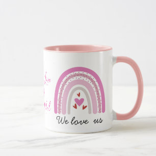 Benutzerdefinierter LGBTQ Stolz Regenbogen Kaffeeb Tasse