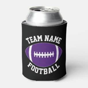 Benutzerdefinierter Lila Football-Teamname Persona Dosenkühler