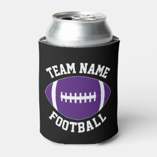 Benutzerdefinierter Lila Football-Teamname Persona Dosenkühler
