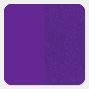 Benutzerdefinierter lila gespaltener Glitter-Aufkl Quadratischer Aufkleber