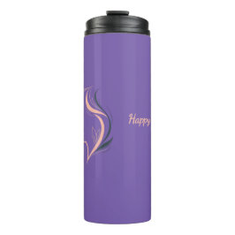 Benutzerdefinierter, Lila Thermotumbler mit Inspir Thermosbecher