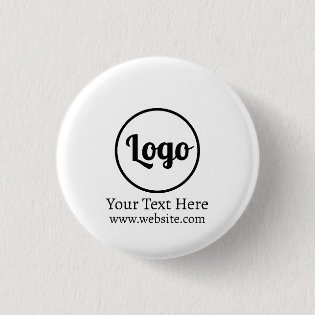 Benutzerdefinierter Logo-Becher Button (Vorderseite)