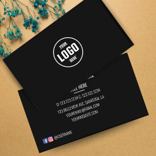 Benutzerdefinierter Logo-Kreis Modernes Minimalist Visitenkarte