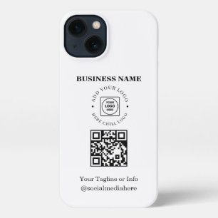 Benutzerdefinierter Logo-QR-Code Business Promo iP iPhone Hülle