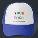 Benutzerdefinierter Logo-Text Werbeaktion Trucker- Truckerkappe<br><div class="desc">Benutzerdefinierte Farben und Schriftart - Ihr Logo und Ihre Textwerbung Business Personalisiert Hat / Geschenk - Hinzufügen Ihres Logos / Bild und Text / Informationen - Vergrössern und verschieben Sie Elemente mit dem Anpassungstool. Wählen Sie Schriftart / Größe / Farbe! Bitte verwenden Sie Ihr Logo - ein Bild, das niemandes...</div>