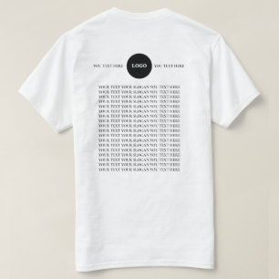 Benutzerdefinierter Logotext T-Shirt