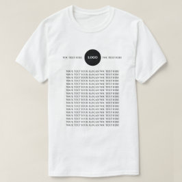Benutzerdefinierter Logotext T-Shirt