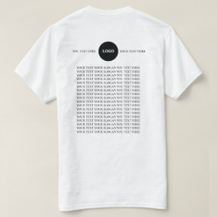 Benutzerdefinierter Logotext T-Shirt