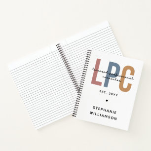 Benutzerdefinierter LPC-lizenzierter Beruflicher B Notizbuch