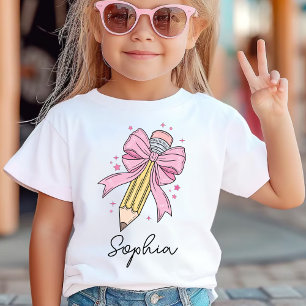 Benutzerdefinierter Mädchen-Rückkehr-zur-Schule-Co T-Shirt