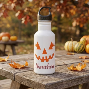 Benutzerdefinierter Mädchenhafter Jack O Lantern K Edelstahlflasche
