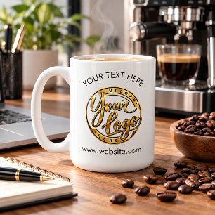 Benutzerdefinierter Marken-Logo-Kaffeebecher Kaffeetasse
