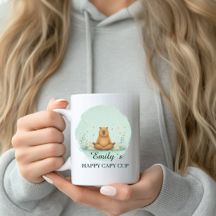 Benutzerdefinierter Meditations-Capy-Cup-Mug mit N Kaffeetasse