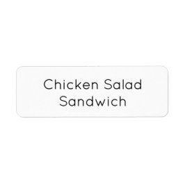 Benutzerdefinierter minimalistischer Catering-Lebe