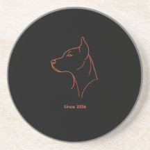 Benutzerdefinierter minimalistischer Dobermann