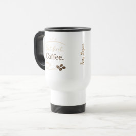 Benutzerdefinierter minimalistischer Name Reisebecher