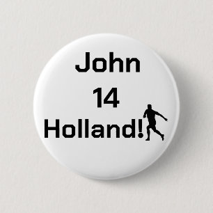 Benutzerdefinierter minimalistischer Oranje-Anhäng Button